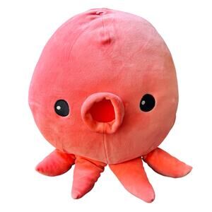 Mochipuni Mochi Pink Soft Squishy Pink Octopus Plush 11"